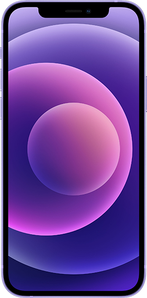 Apple iPhone 12 128 GB Violett Bundle mit 12 GB LTE
