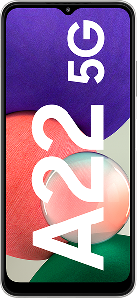 smartmobil.de LTE 10 GB + Samsung Galaxy A22 5G White - 16,99 EUR monatlich