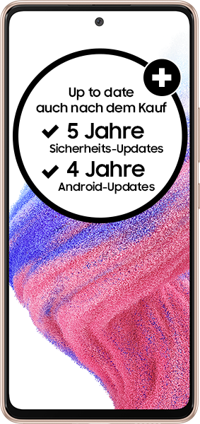 smartmobil.de LTE 10 GB + Samsung Galaxy A53 5G Awesome Peach - 24,99 EUR monatlich
