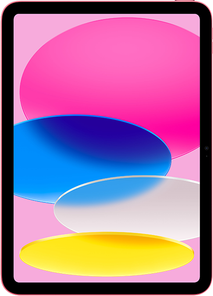 Apple iPad 10.9 10. Gen Cellular 256 GB Rosé Bundle mit 22 GB